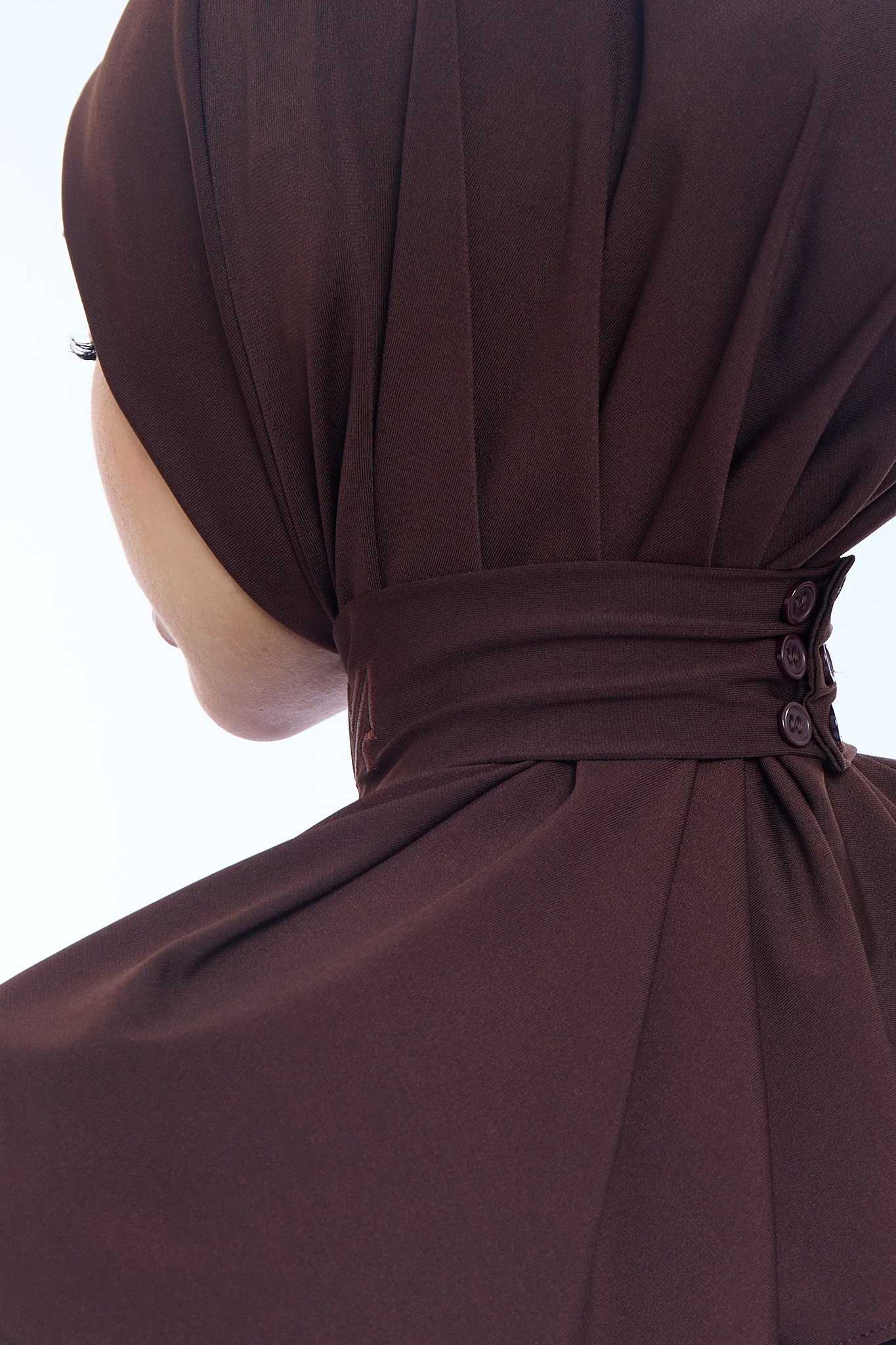 Instant Hijab Premium  II Jet Black - Image 4