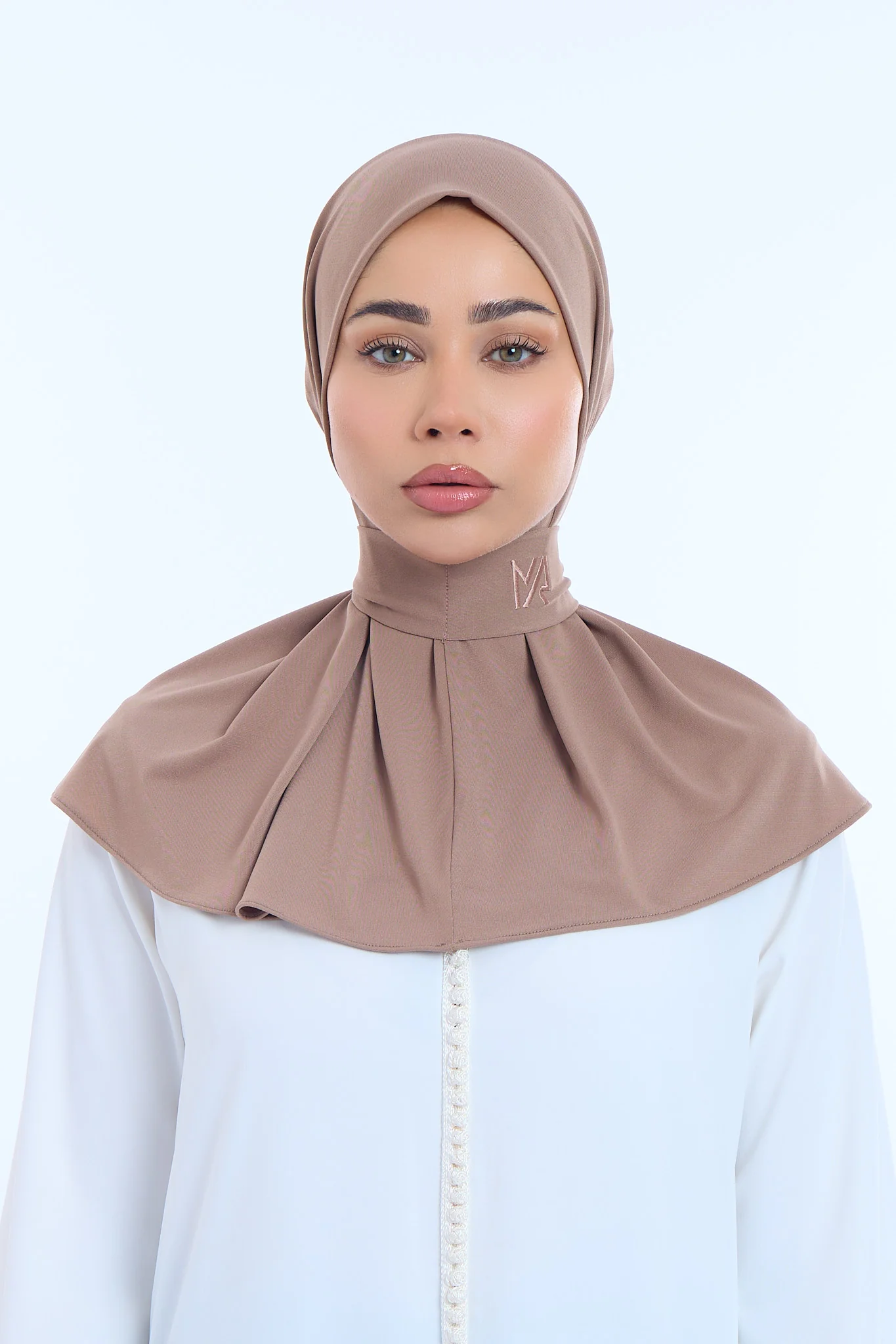 Instant Hijab Premium II Mocha Brown - Image 2