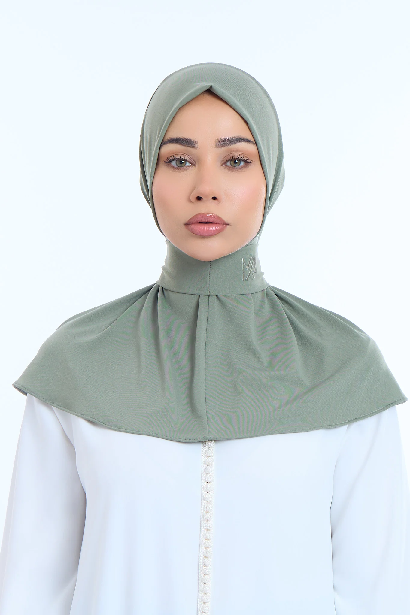 Instant Hijab Premium II Moss Green - Image 2