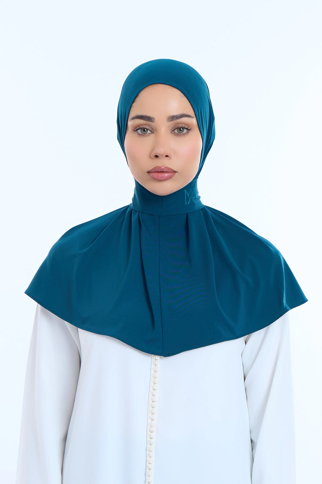 Instant Hijab Premium II Petrol Blue - Image 2
