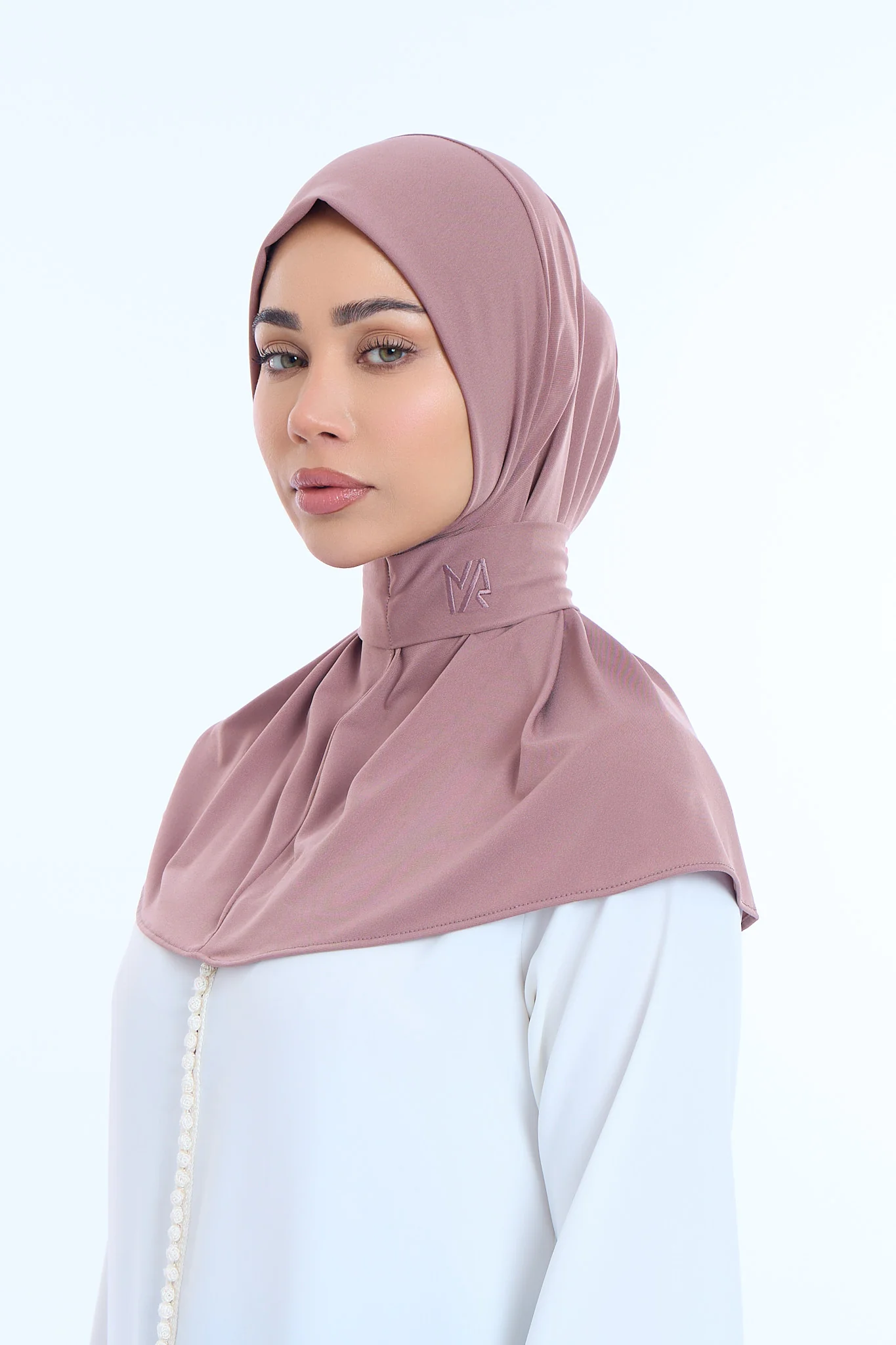 Instant Hijab Premium II Plum Brown