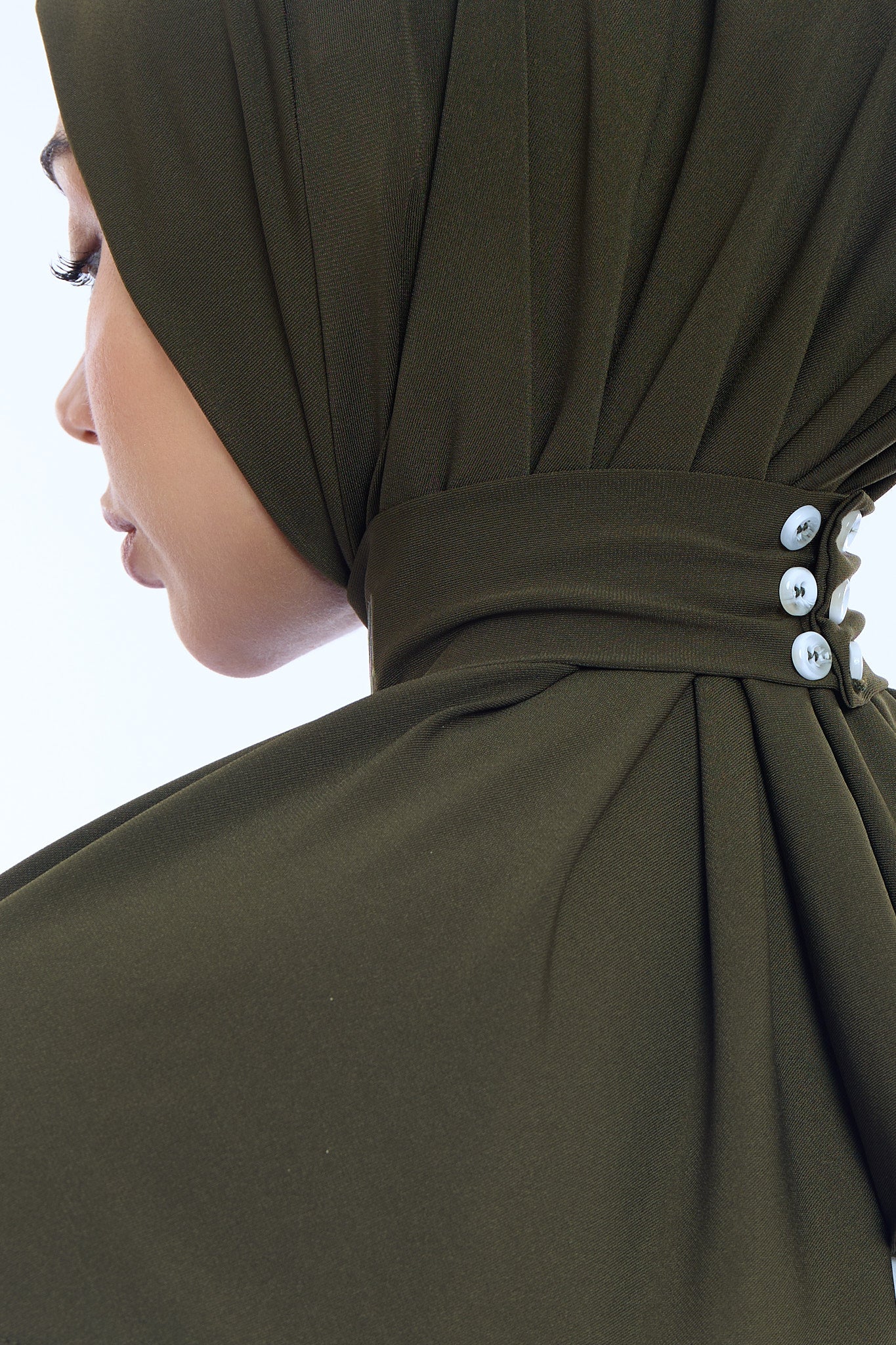 Instant Hijab Premium II Soft Black - Image 2