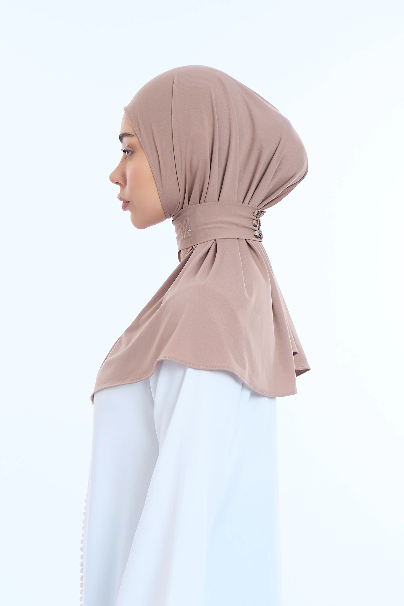 Instant Hijab Premium I Mushroom Taupe - Image 3