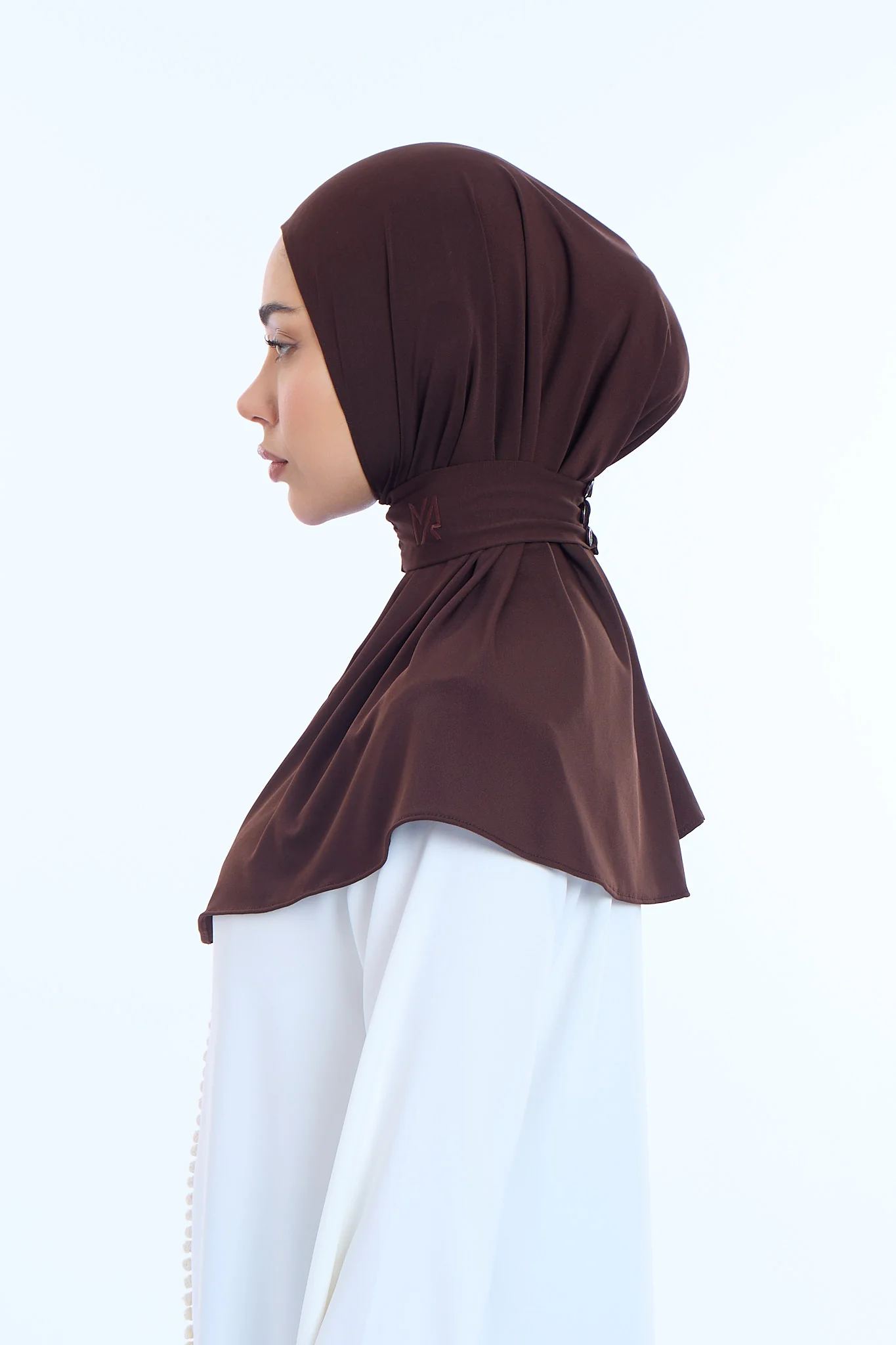 Instant Hijab Premium  I Jet Black - Image 3