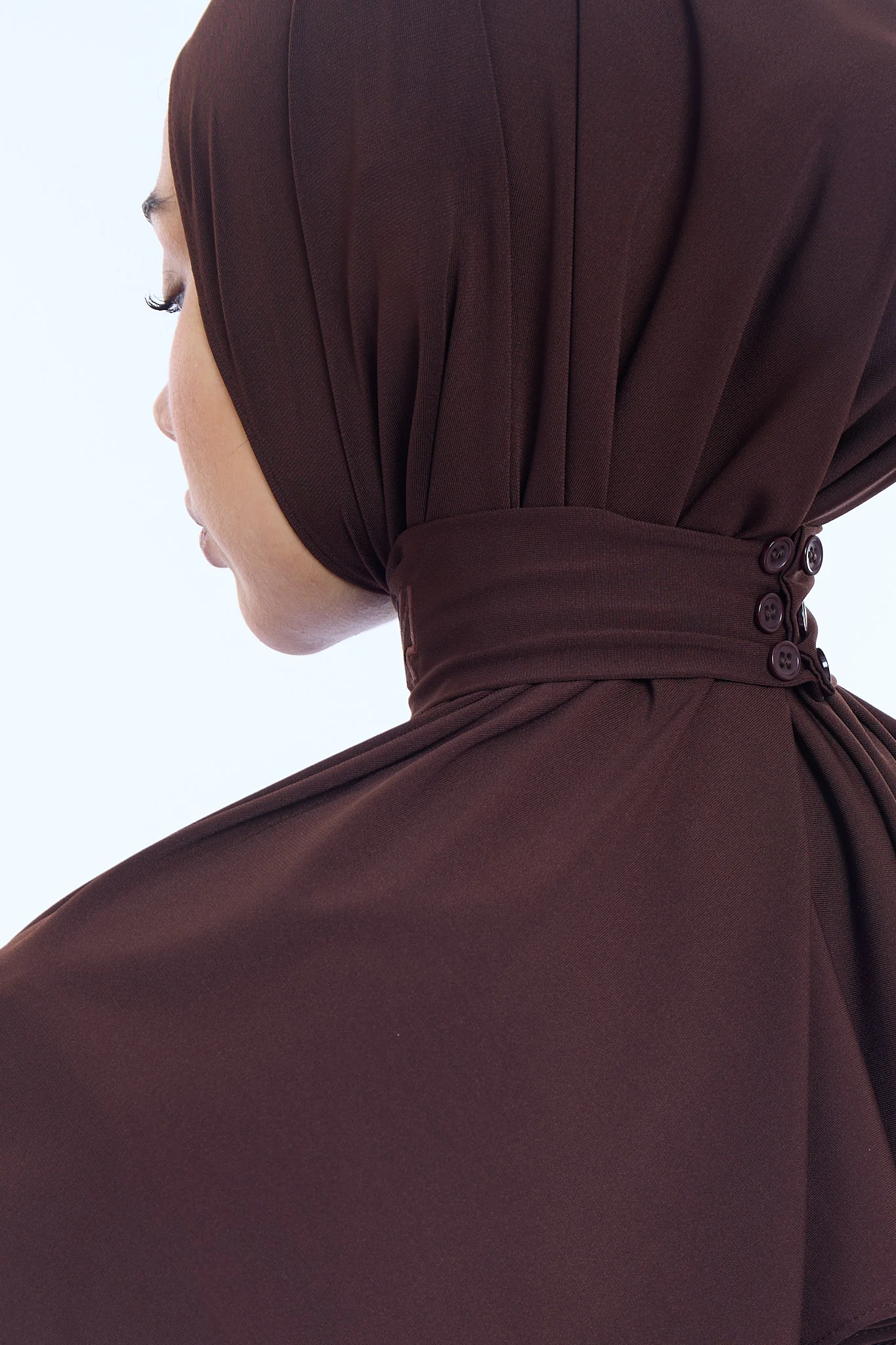 Instant Hijab Premium  I Jet Black - Image 4