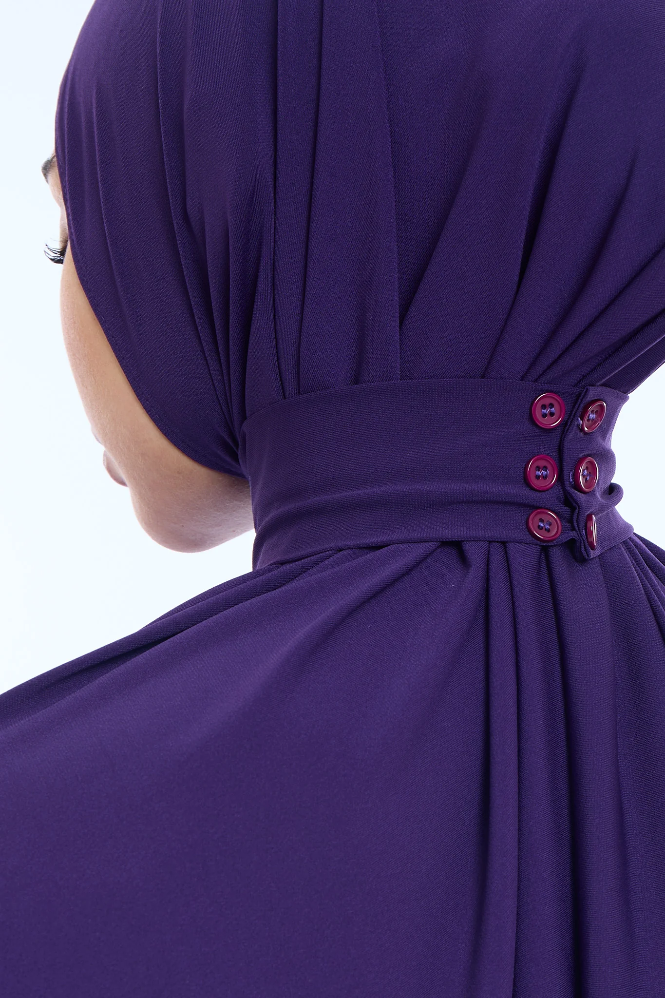 Instant Hijab Premium I  Dark Indigo - Image 4
