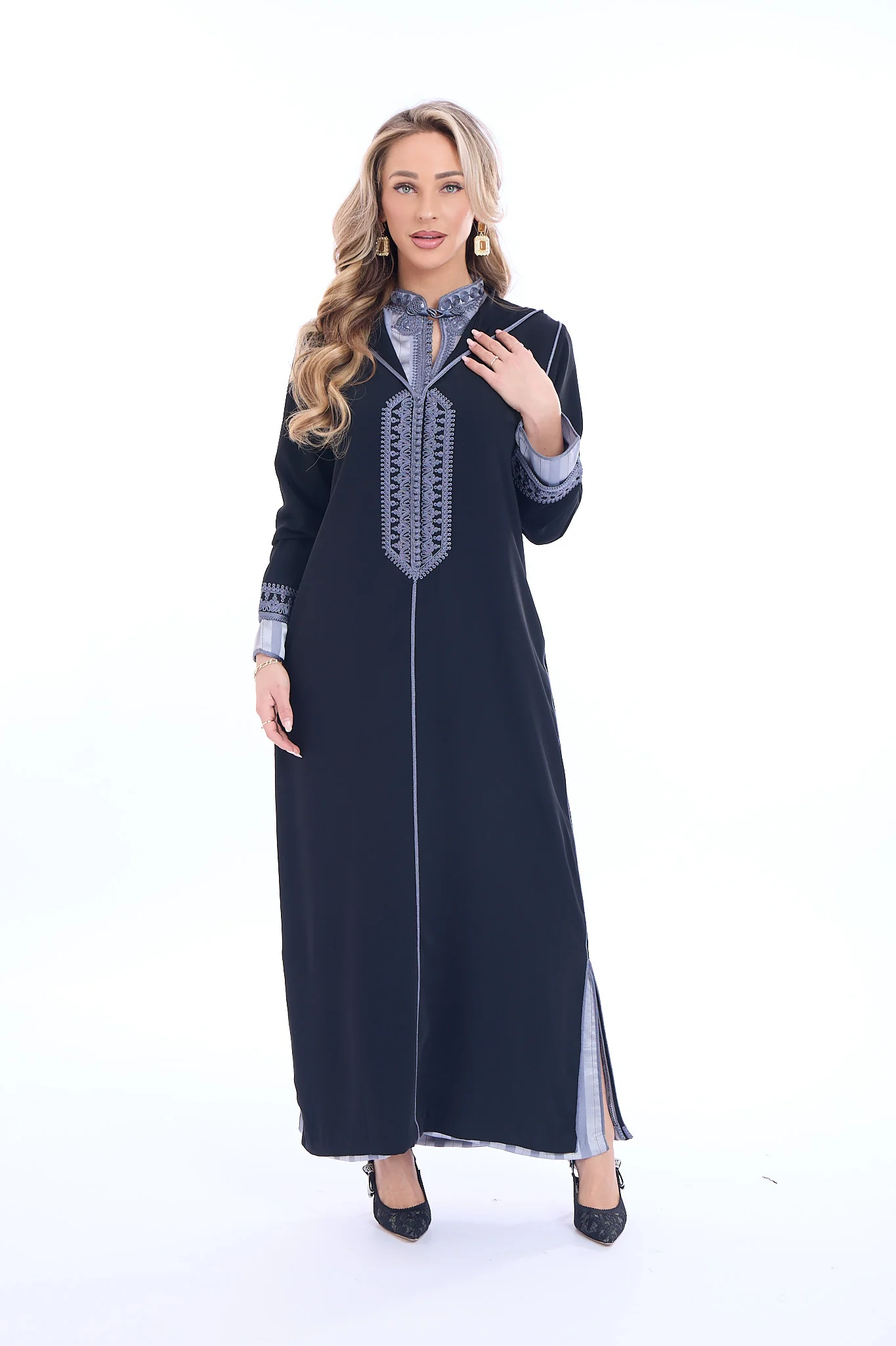 Jalaba Jihad Black Gray - Image 4