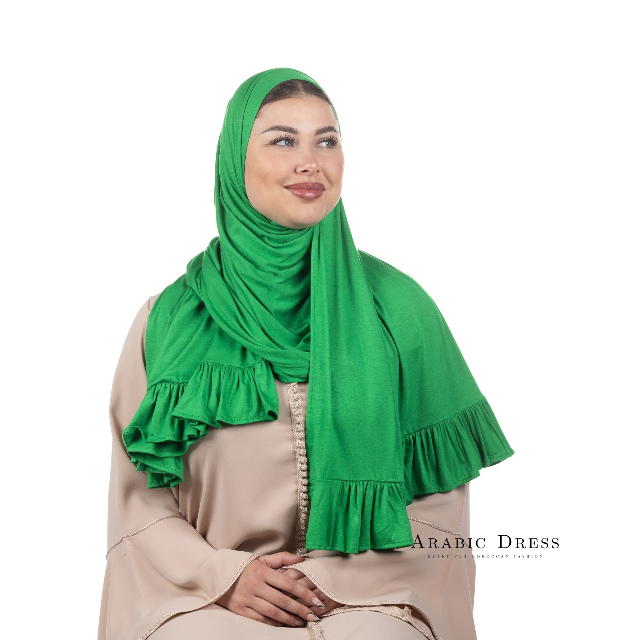 Jersey Hijab Luna Lime - Image 2