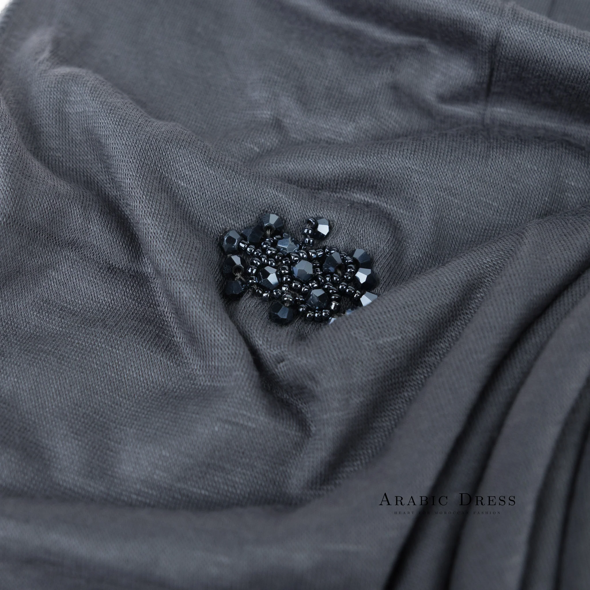 Jersey Hijab Zaya Folkstone Gray - Image 3