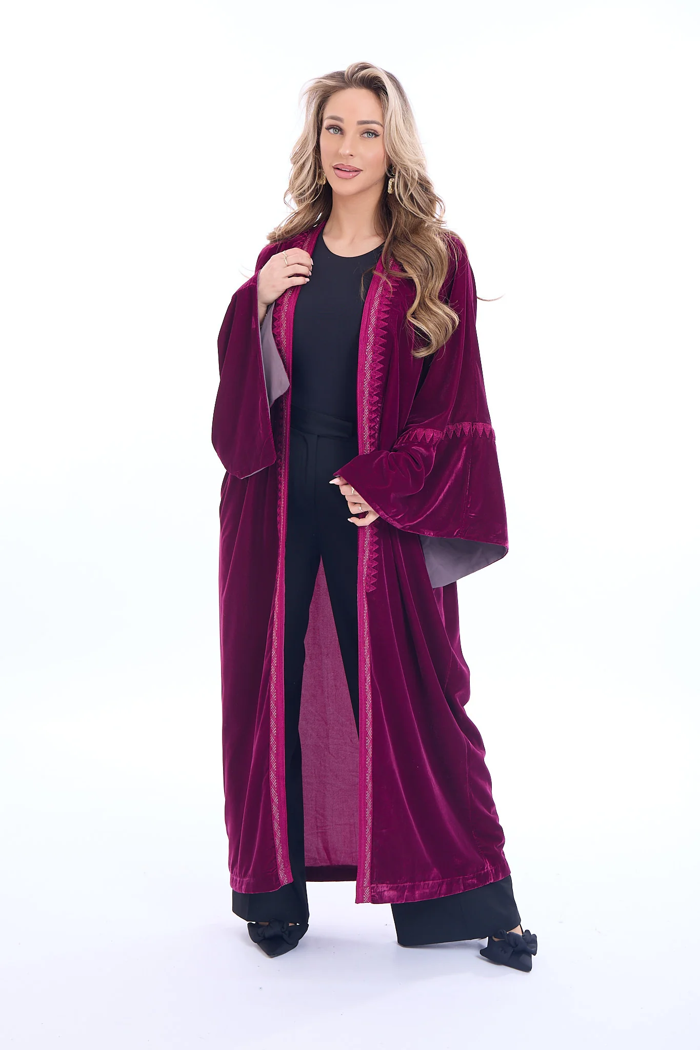 Kimono Celine Magenta - Image 4