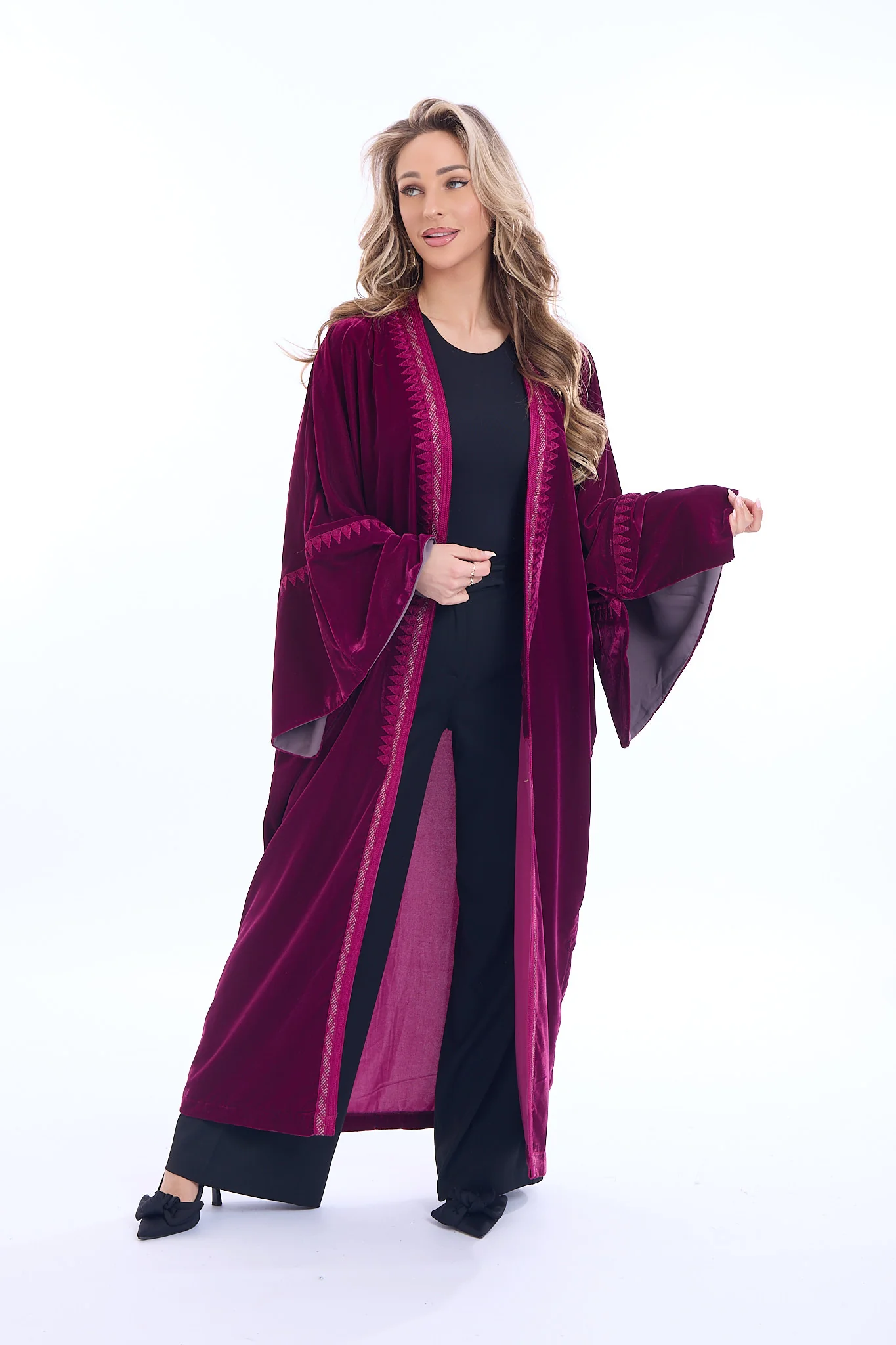 Kimono Celine Magenta - Image 6