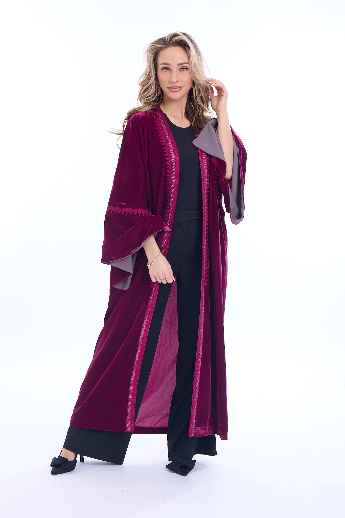 Kimono Celine Magenta - Image 7