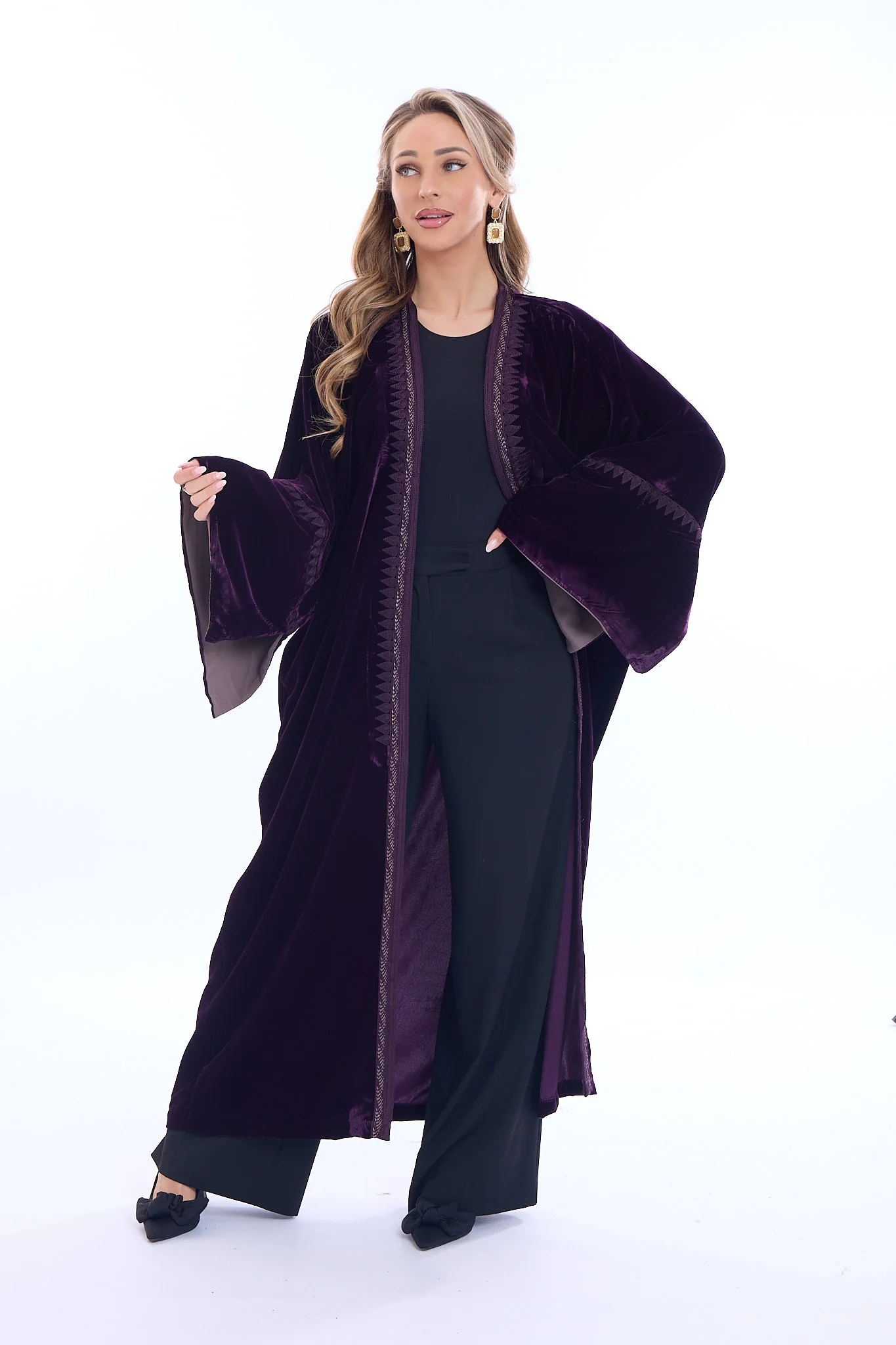 Kimono Celine Purple - Image 2