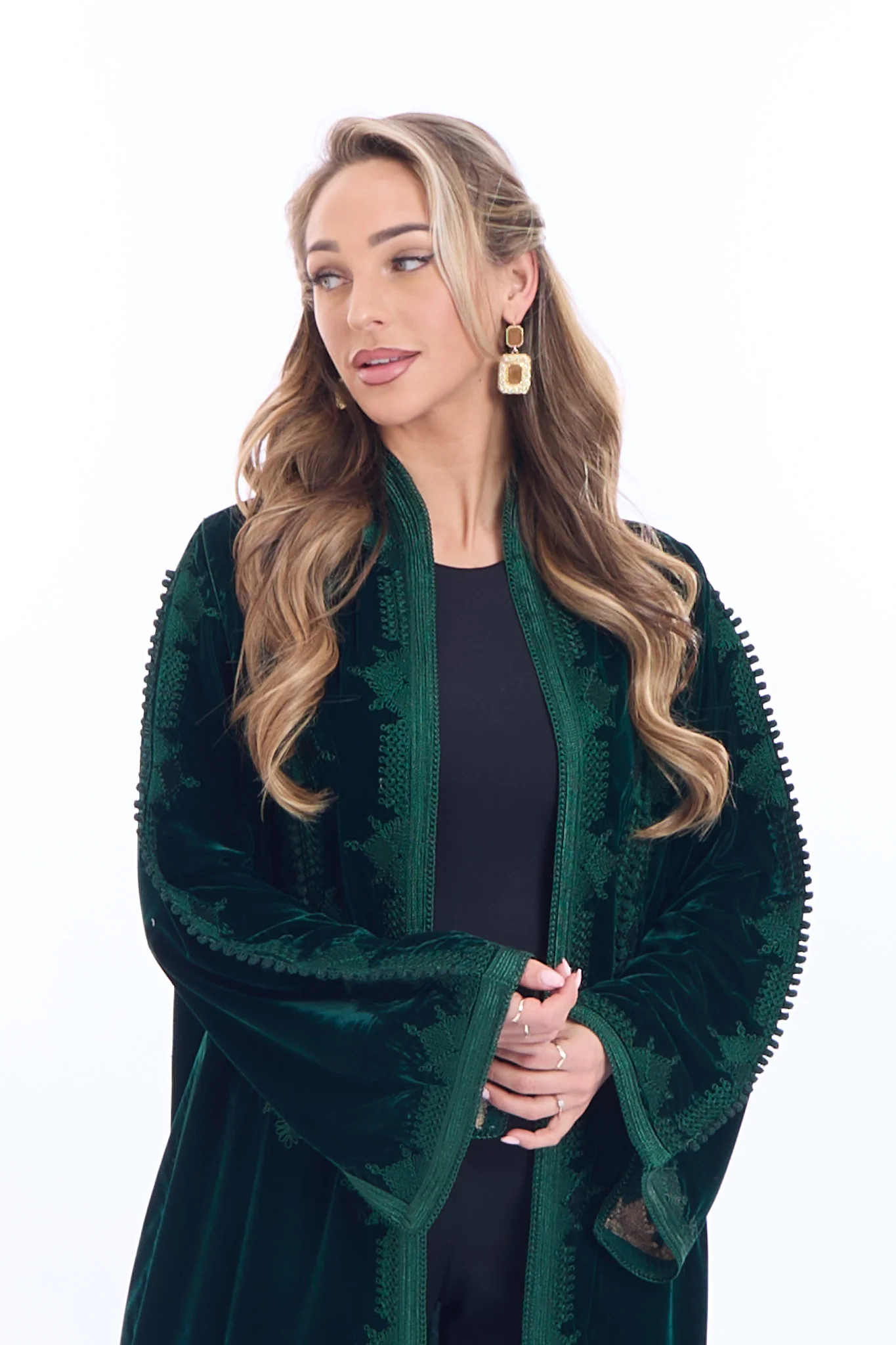 Kimono Siyah Darkgreen