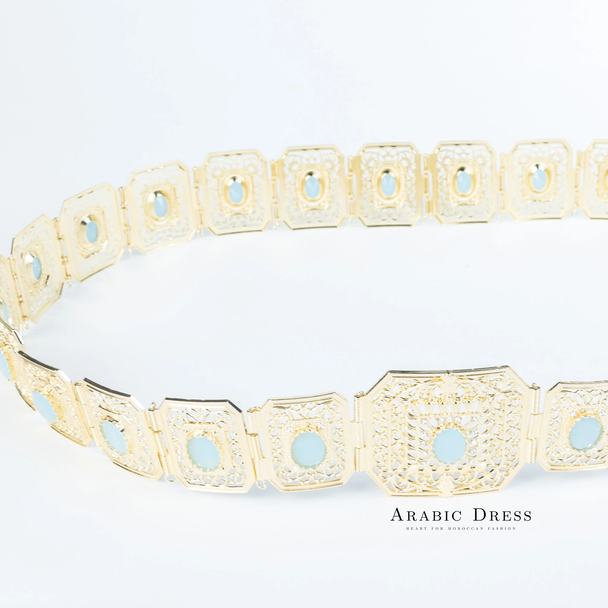 Micha Gold/Turquoise Belt - Image 2