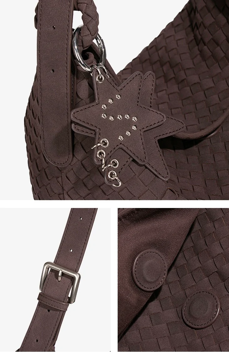 Suede Brown Bag - Image 3