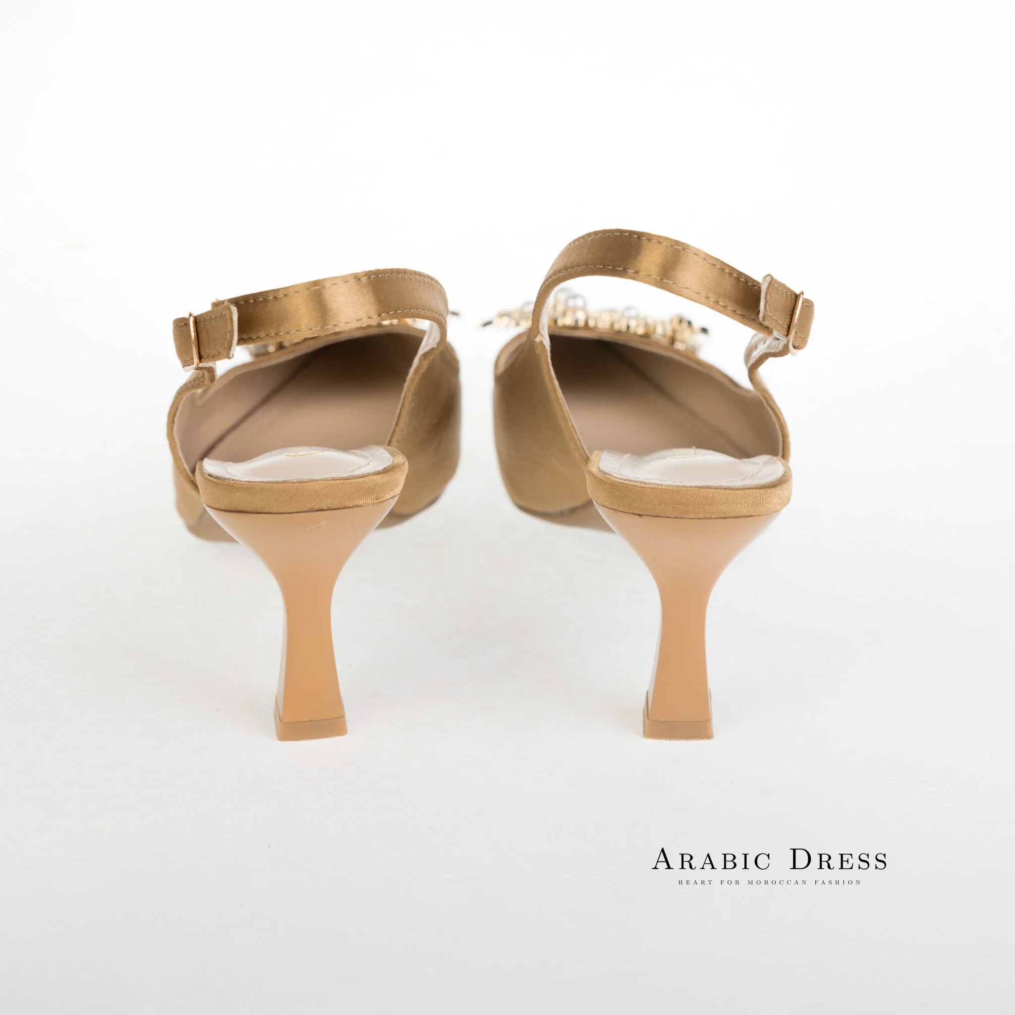 Neyla Heels Dark Khaki - Image 2