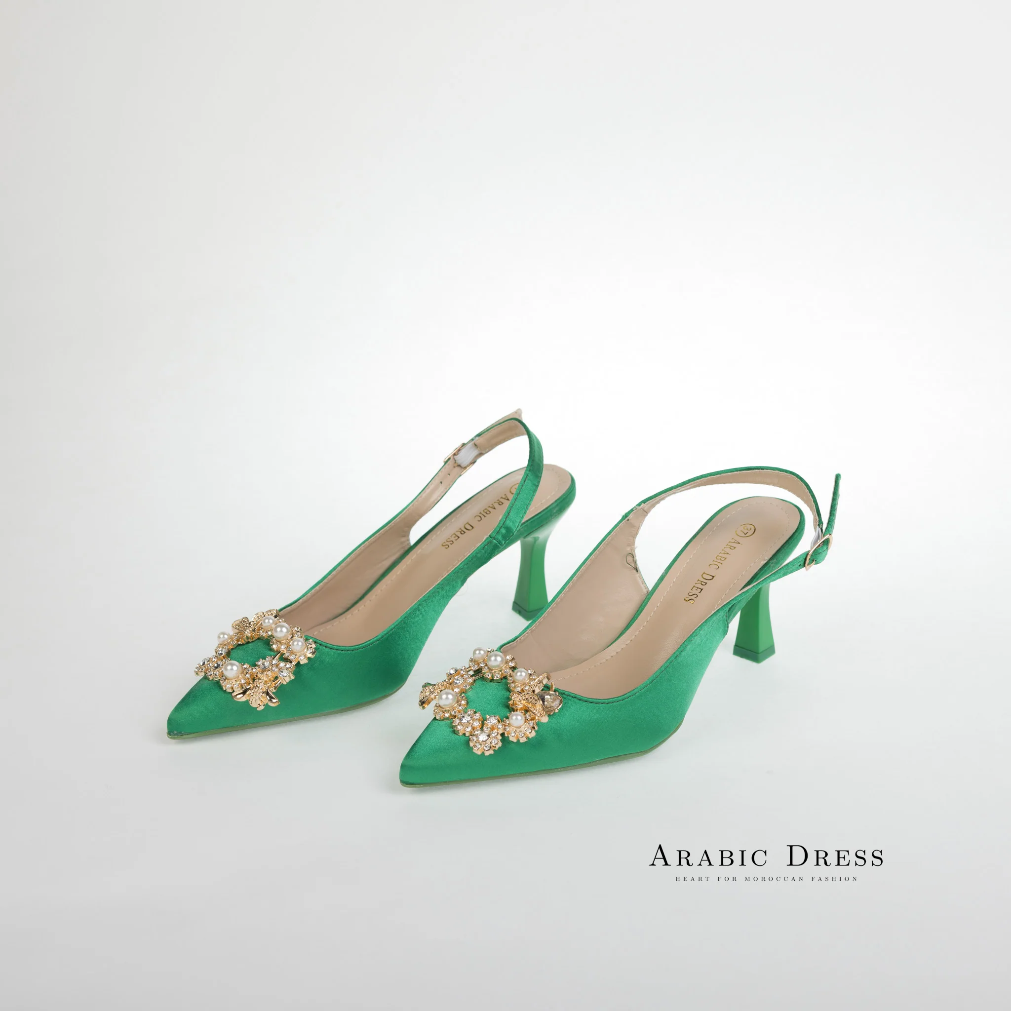 Neyla Heels Green - Image 3