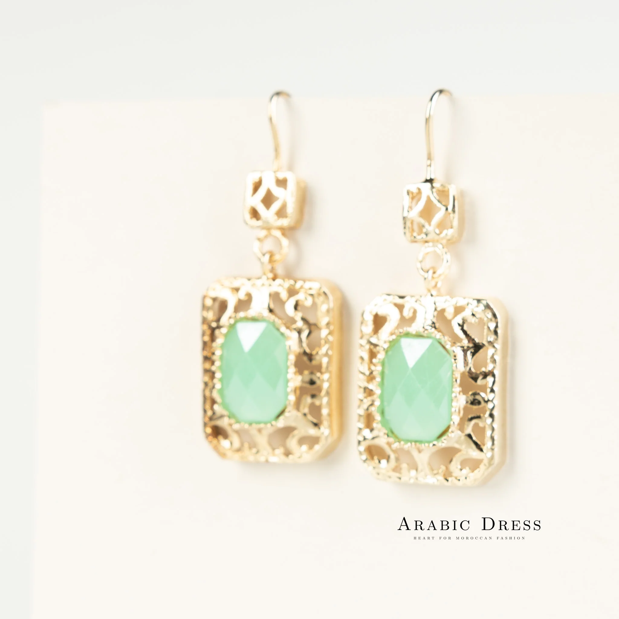 Pale Green Nifa necklace set - Image 4