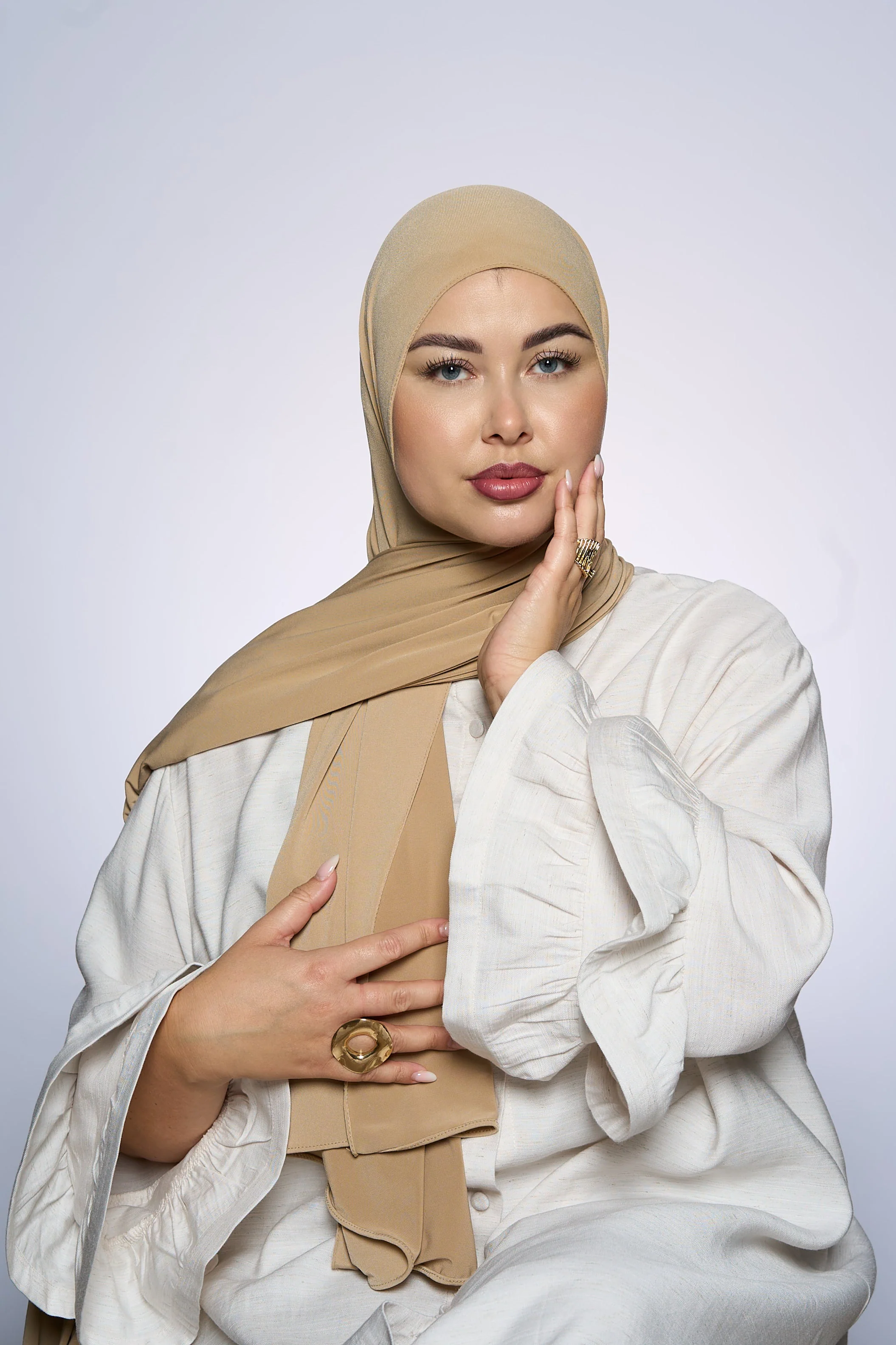 Premium Jersey Hijab Fin - Tanny - Image 3