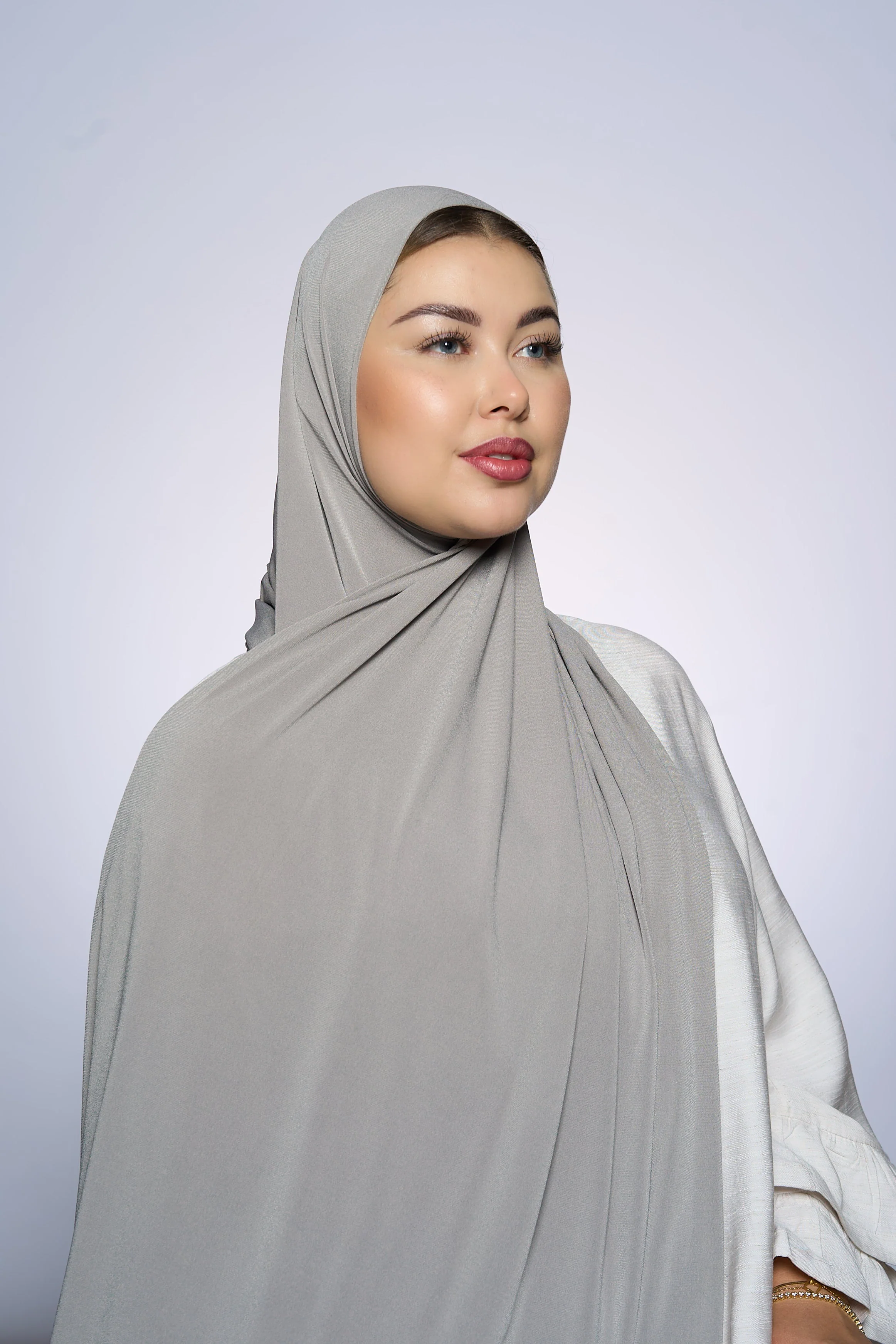 Premium Jersey Hijab Fin -  Tin - Image 3