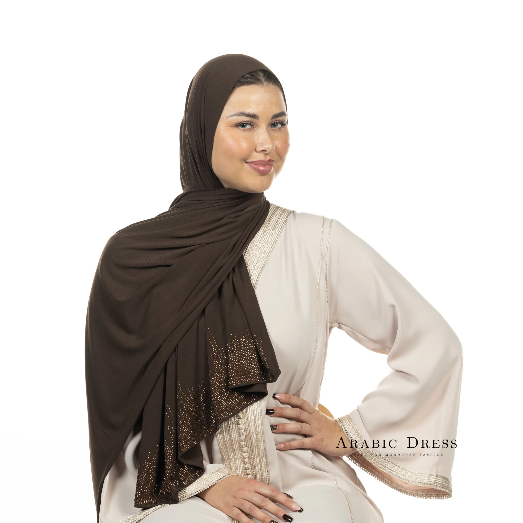PREMIUM JERSEY HIJAB LIA - OLD BURGUNDY - Image 3