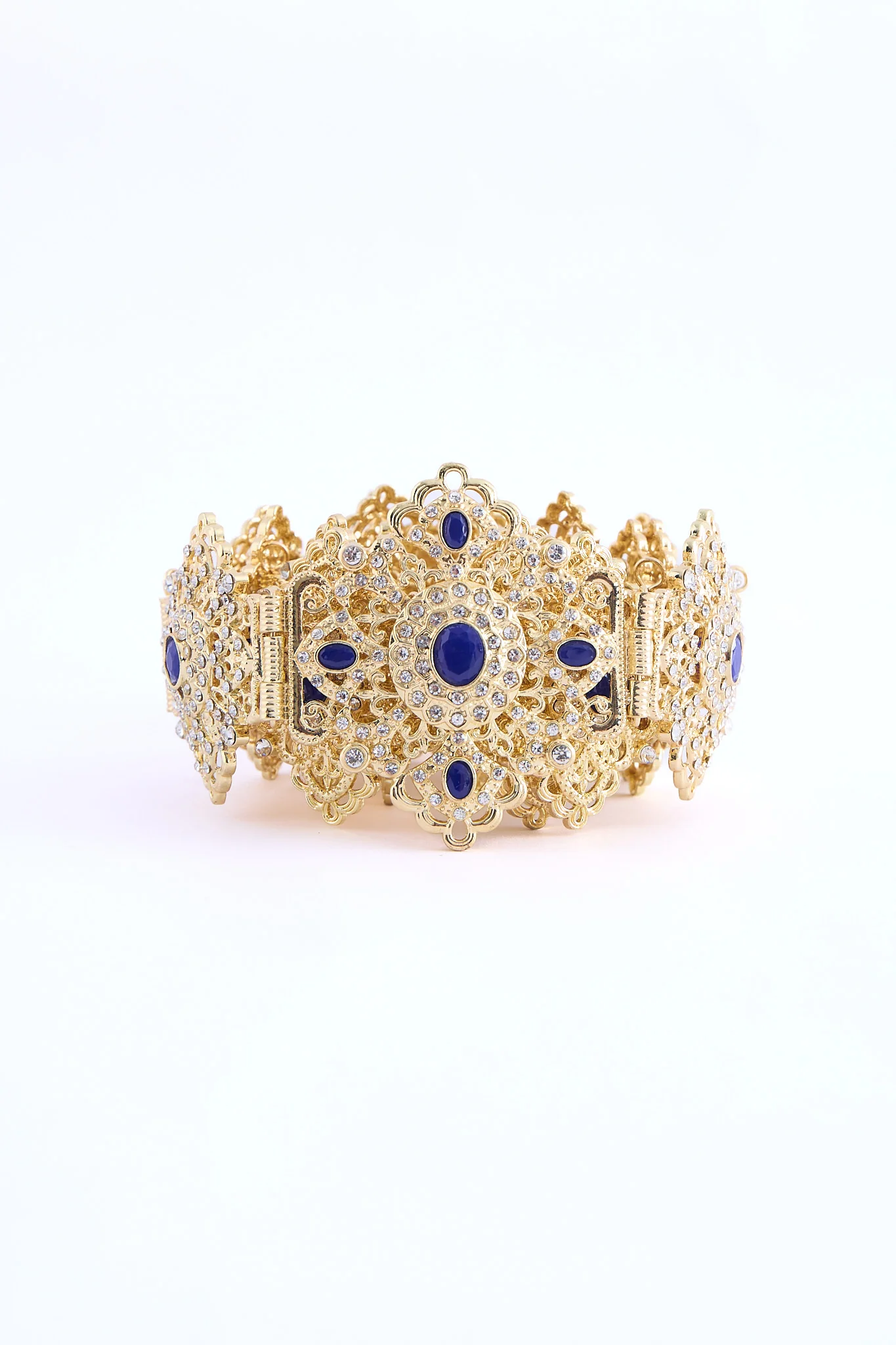 Shin Gold/Blue Belt - Image 2