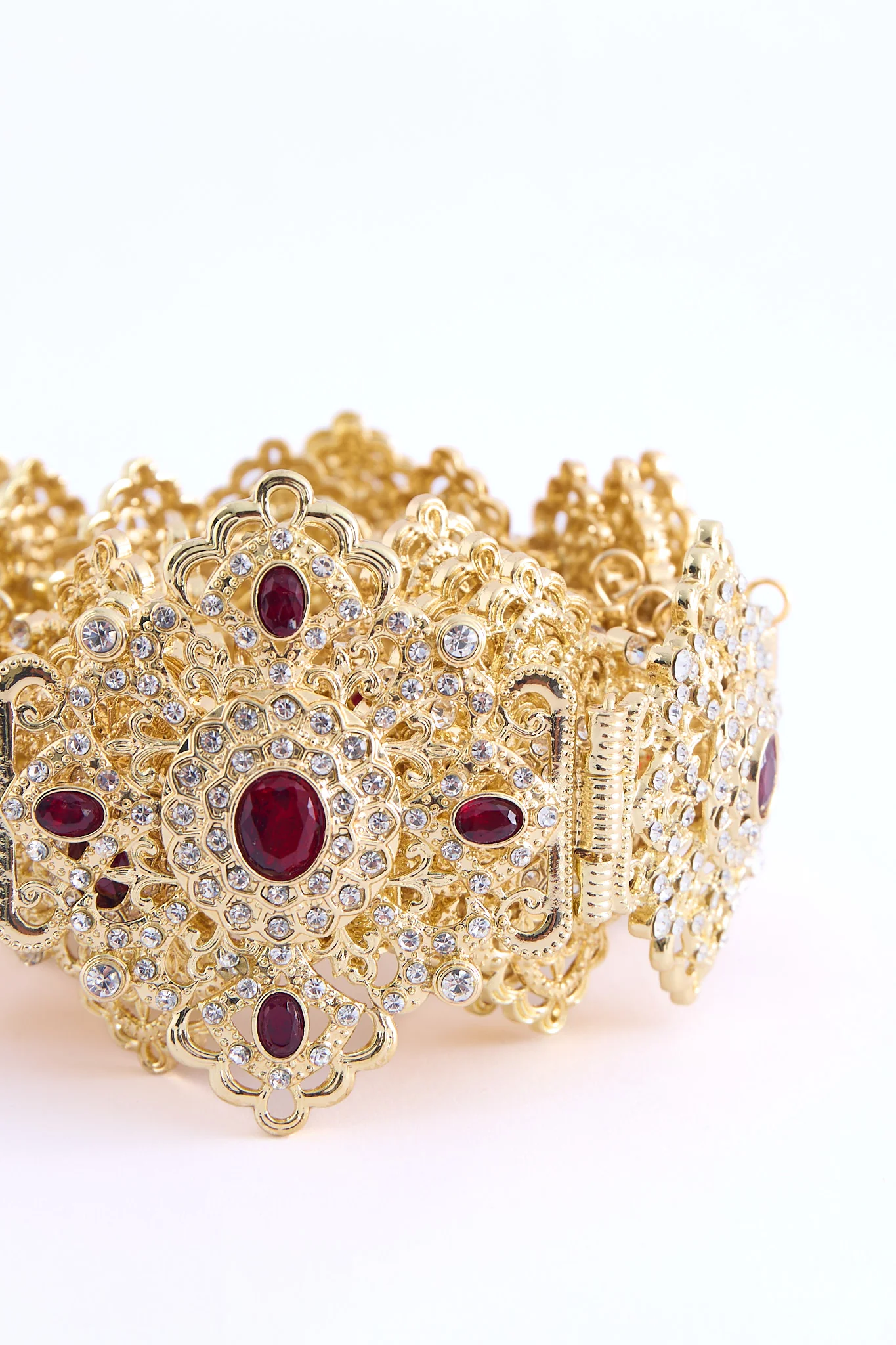 Shin Gold/Bordeaux Belt - Image 3