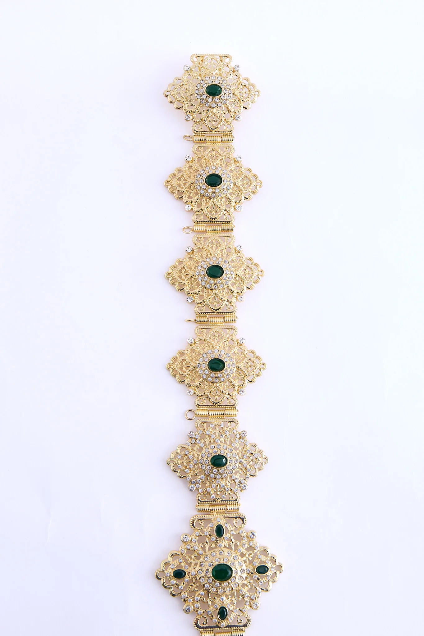 Shin Gold/Darkgreen Belt - Image 2