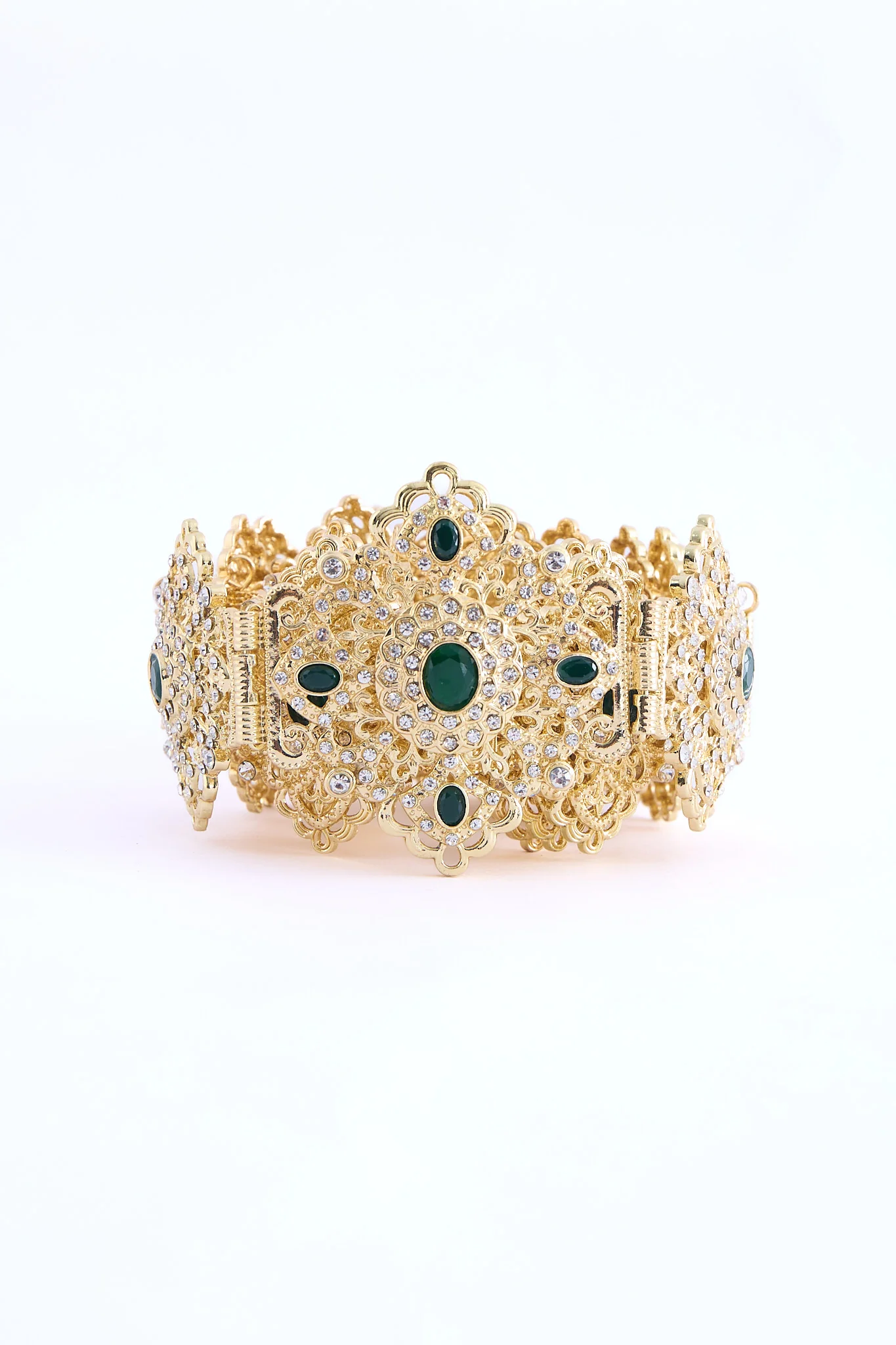 Shin Gold/Darkgreen Belt - Image 4