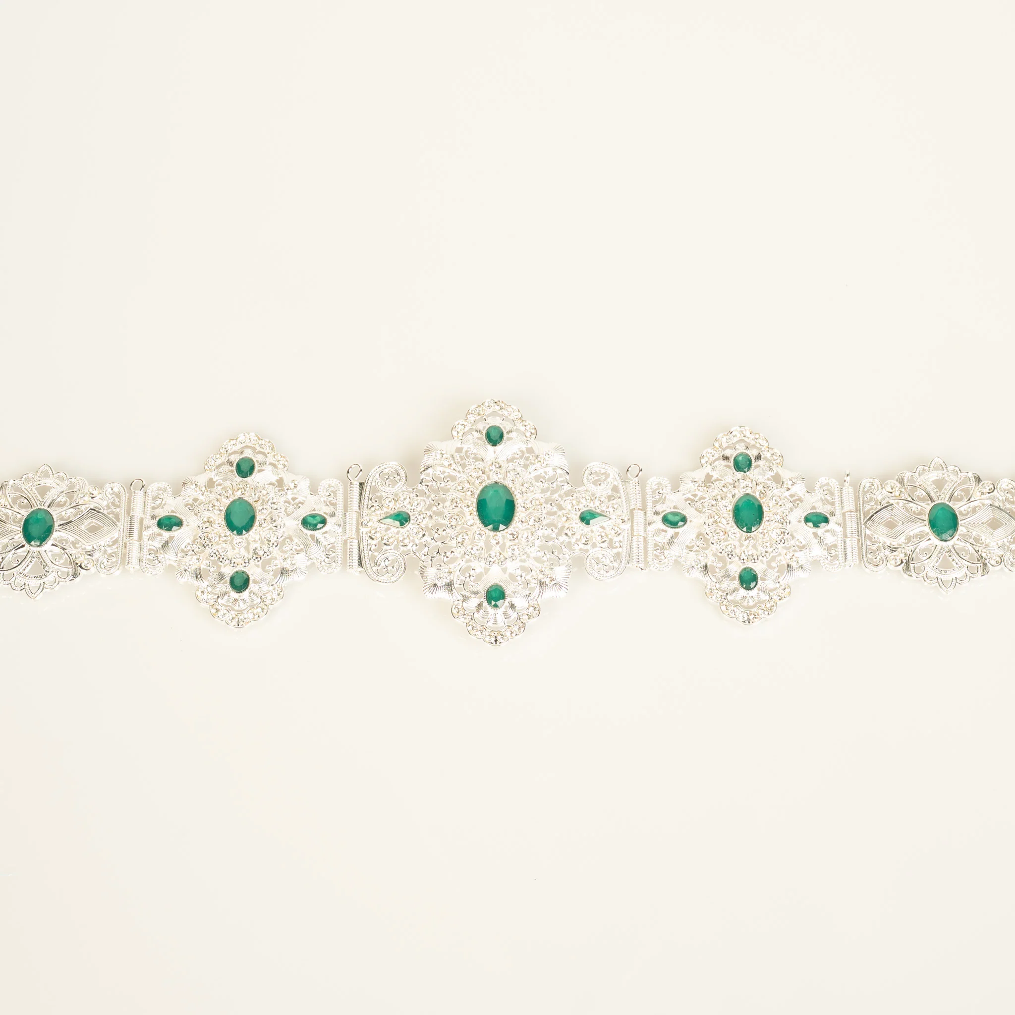 Zen  Silver / Green Belt - Image 2
