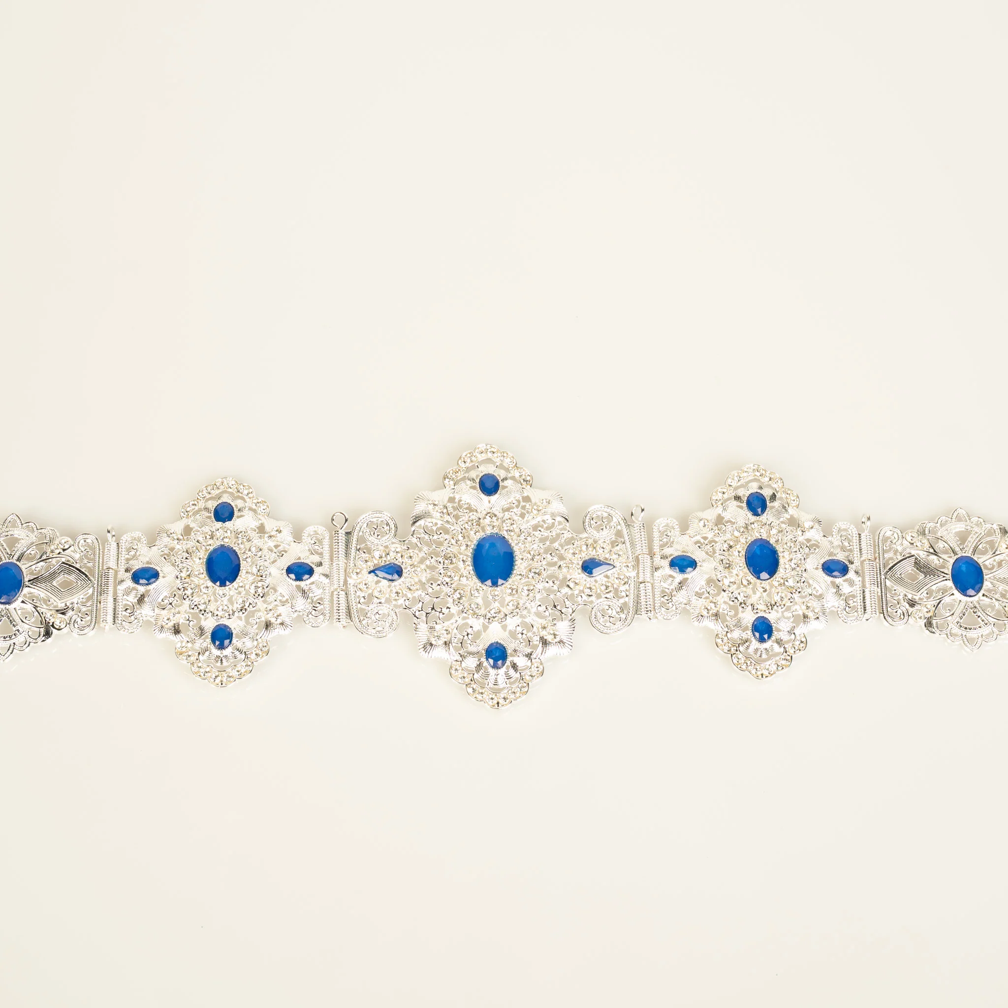 Zen  Silver / Royalblue Belt - Image 2