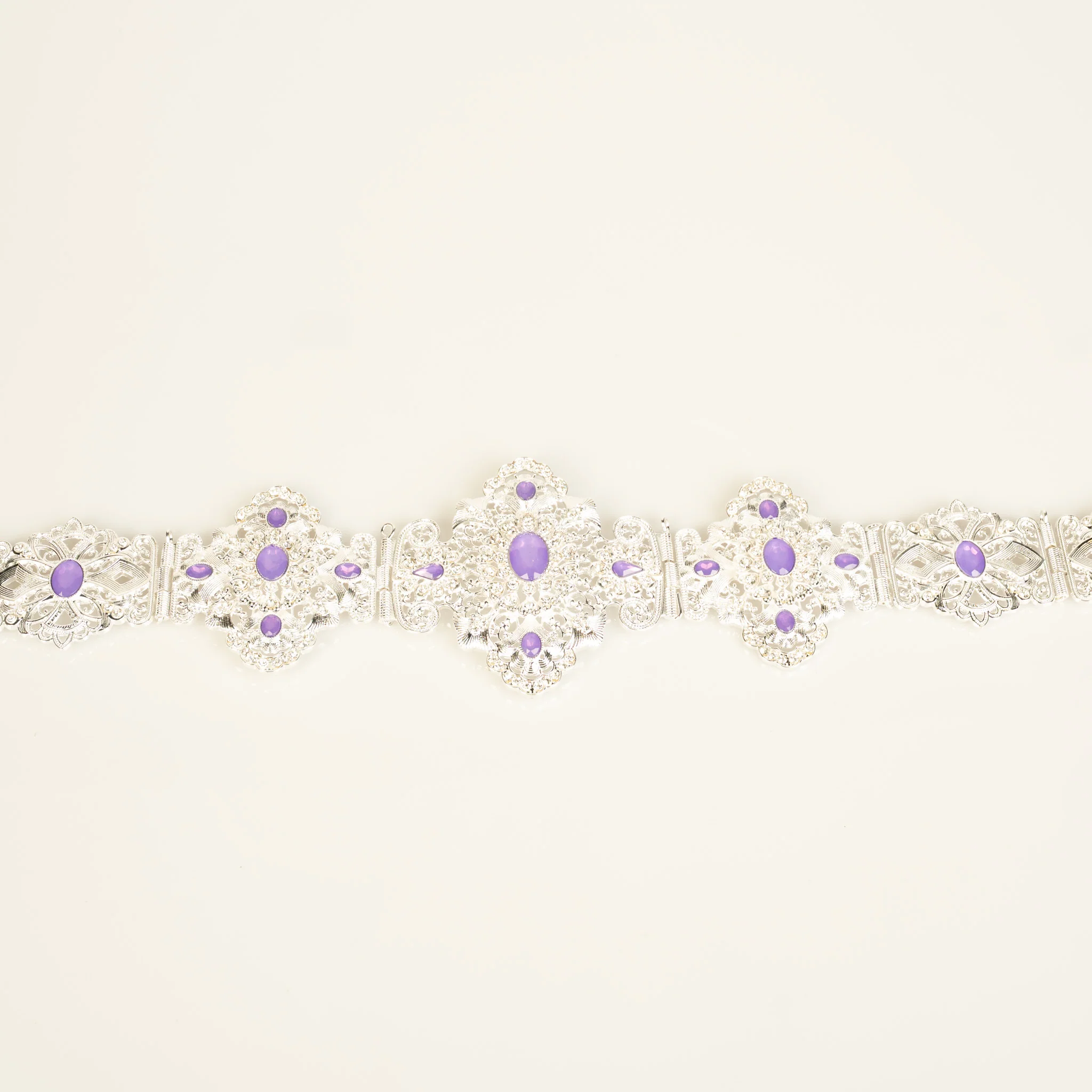 Zen  Silver /Violet Belt - Image 2